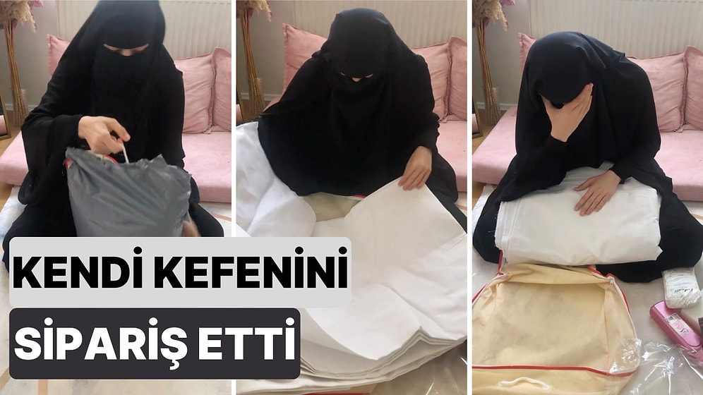 Uzun Zamandır Hayaliymiş: Kendi Kefenini Sipariş Eden 24 Yaşındaki Kadın Paketi Ağlayarak Açtı