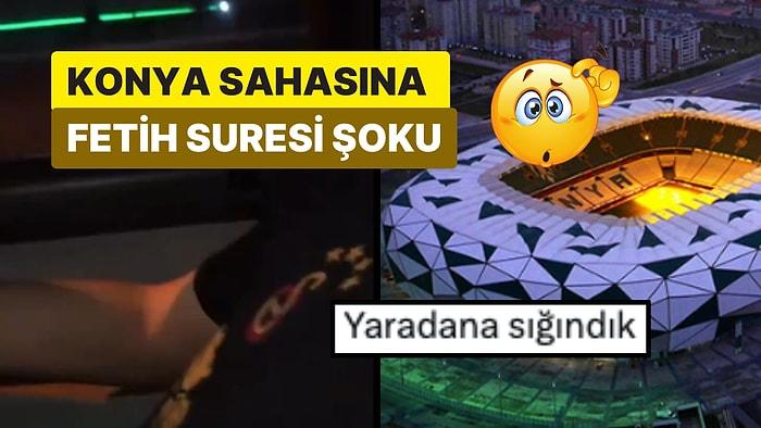 Bir Galatasaray Taraftarı Büyük Şampiyonluk İçin Konya Sahasına Fetih Suresi Dinletti!