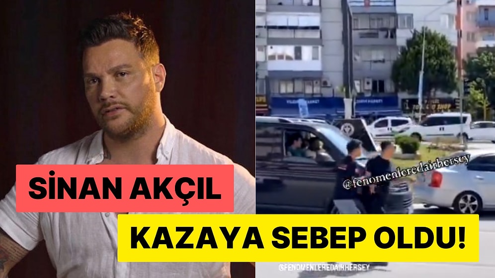 Sinan Akçıl Bir Hayranı Tarafından Videoya Alınırken Şoke Edici Anlar Yaşandı: Trafik Kazasına Sebep Oldu!