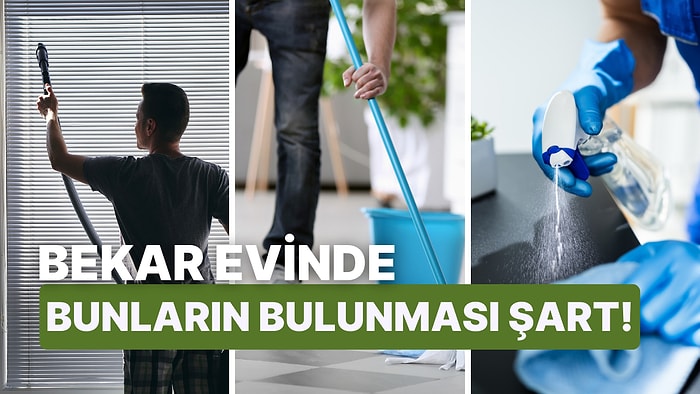 Bekarlar Buraya! Evde Mutlaka Bulunması Gereken Temizlik Malzemeleri