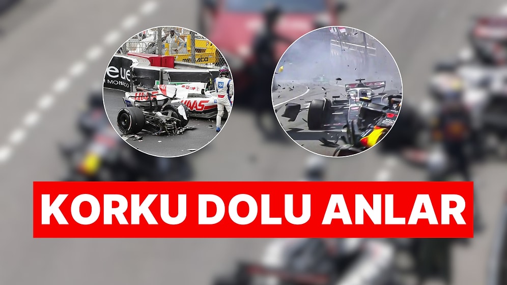 Formula 1'de Yürekler Ağza Geldi! Monaco GP Büyük Kazayla Başladı