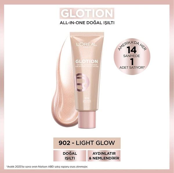 6. L'oréal Paris Glotion All-In-One Doğal Işıltı 902 - Light Glow