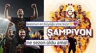 Süper Lig'de Puan Rekoru Kırarak Şampiyonluk Sevinci Yaşayan Galatasaray'a Gelen Yorumlar