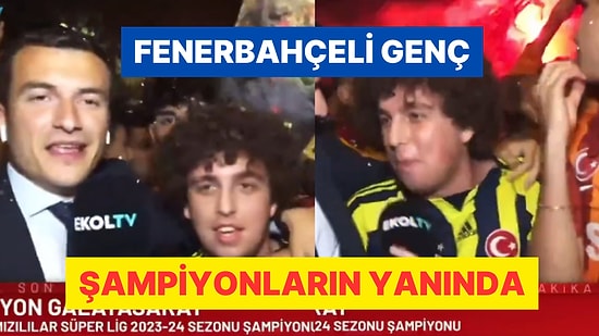 Fenerbahçeli Genç Galatasaraylıların Şampiyonluk Sevincine Ortak Oldu: ''Biz Kutlama Göremiyoruz...''