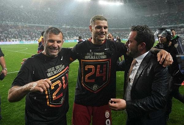 Galatasaray, Süper Lig'de bir şampiyonluk alması durumunda beşinci yıldızı takacak. Galatasaray Teknik Direktörü Okan Buruk ise  teknik adamlık kariyerinde 3. kez şampiyon oldu.
