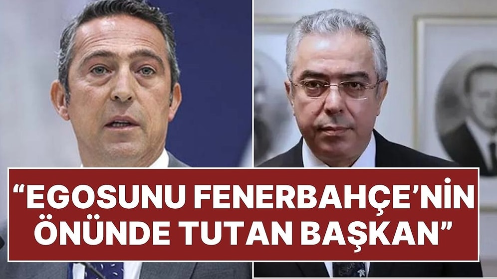 Cumhurbaşkanı Başdanışmanı Mehmet Uçum'dan Ali Koç'a Sert Sözler: Aziz Yıldırım'a Destek Açıklaması!