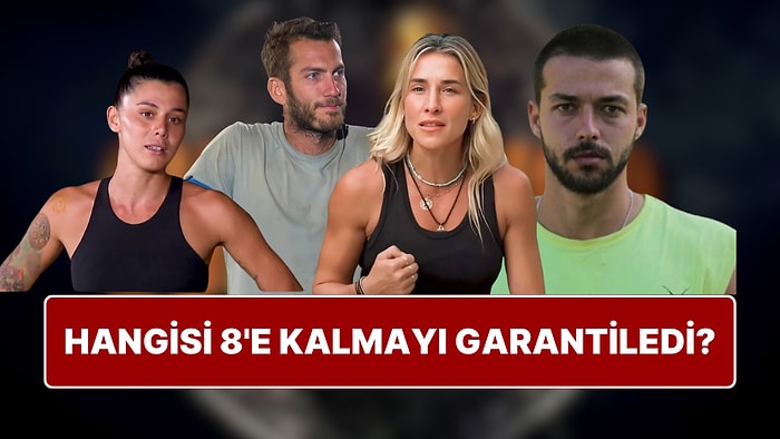 Survivor All Star'da Son Sekizi Garantileyen İlk İsim Belli Oldu!