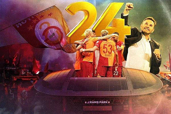 Ligde 24. kez şampiyonluğunu elde eden Galatasaray'ın ardından dün akşam sokaklar taraftarların coşkusuyla inledi.