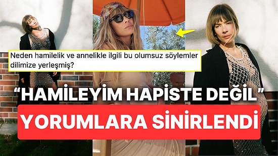 Doğumuna 1 Hafta Kala "Allah Kurtarsın" Mesajlarını Gören Müge Boz Sinirlenip Tepki Gösterdi