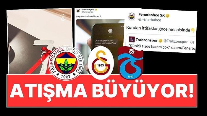 Galatasaray- Fenerbahçe- Trabzonspor Sosyal Medyada Birbirine Girdi!