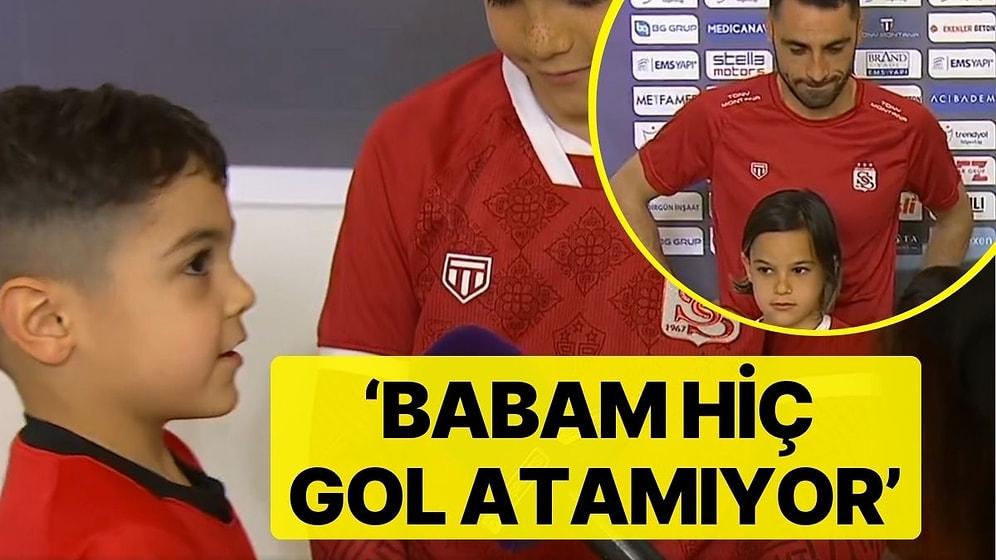 Sivasspor Futbolcusu Uğur Çiftçi'ye Oğlundan Ufak Bi Eleştiri Geldi: 'Babam Hiç Gol Atamıyor'
