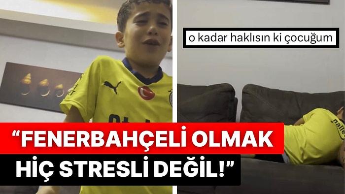 Fenerbahçeli Minik Taraftarın Şampiyonluk İsyanı: “Kısmetse Hep Galatasaray’a mı Kısmet?”