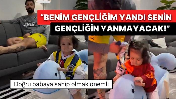 Şampiyonluğu Kaybeden Fenerbahçeli Babadan Kızına: “Bundan Sonra Galatasaraylısın Kızım!”