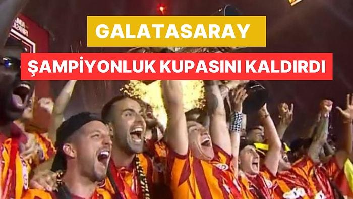 Galatasaray Süper Kupayı ve Süper Lig Şampiyonluk Kupasını Aynı Anda Kaldırdı!