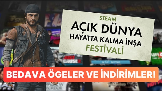 Steam Açık Dünya Hayatta Kalma İnşa Festivali Başladı: Ücretsiz Ögeler, İndirimler ve Çok Daha Fazlası