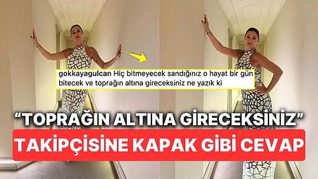 Pınar Altuğ'dan "Toprağın Altına Gireceksin" Diyen Takipçisine Kapak Gibi Cevap