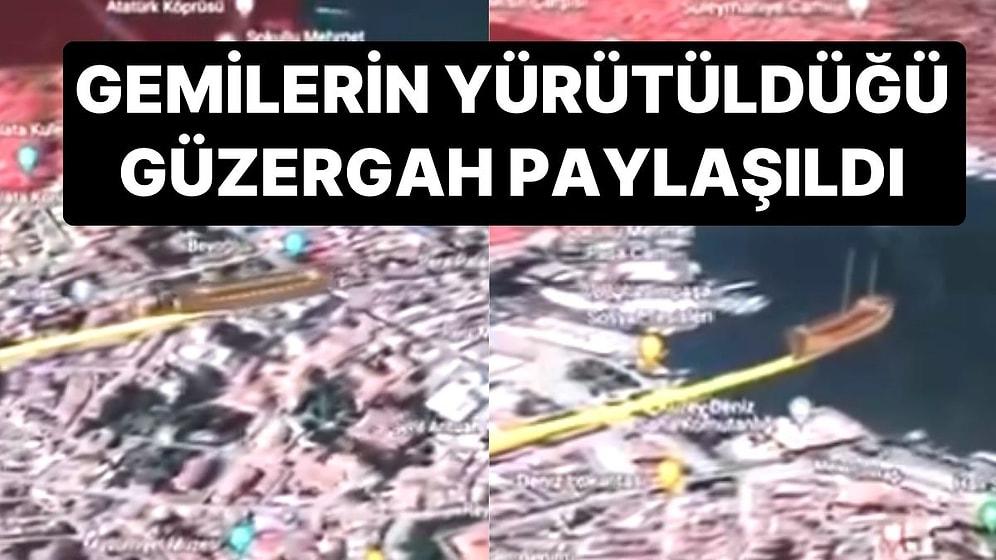 İstanbul'un Fethi Sırasında Gemilerin Karadan Yürütüldüğü Güzergah Paylaşıldı
