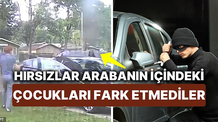 Hırsızlar Arabanın İçindeki Çocukları Fark Etmediler! Allen Ailesinin Korku Dolu Anları Kameraya Yansıdı!