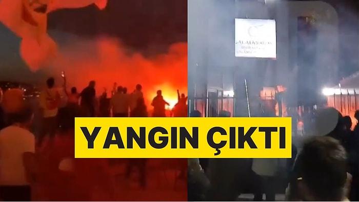Fenerbahçe ve Galatasaray Taraftarı Kalamış'ta Birbirine Girdi!