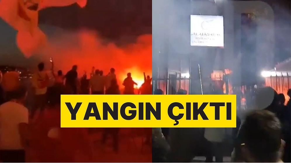 Fenerbahçe ve Galatasaray Taraftarı Kalamış'ta Birbirine Girdi!