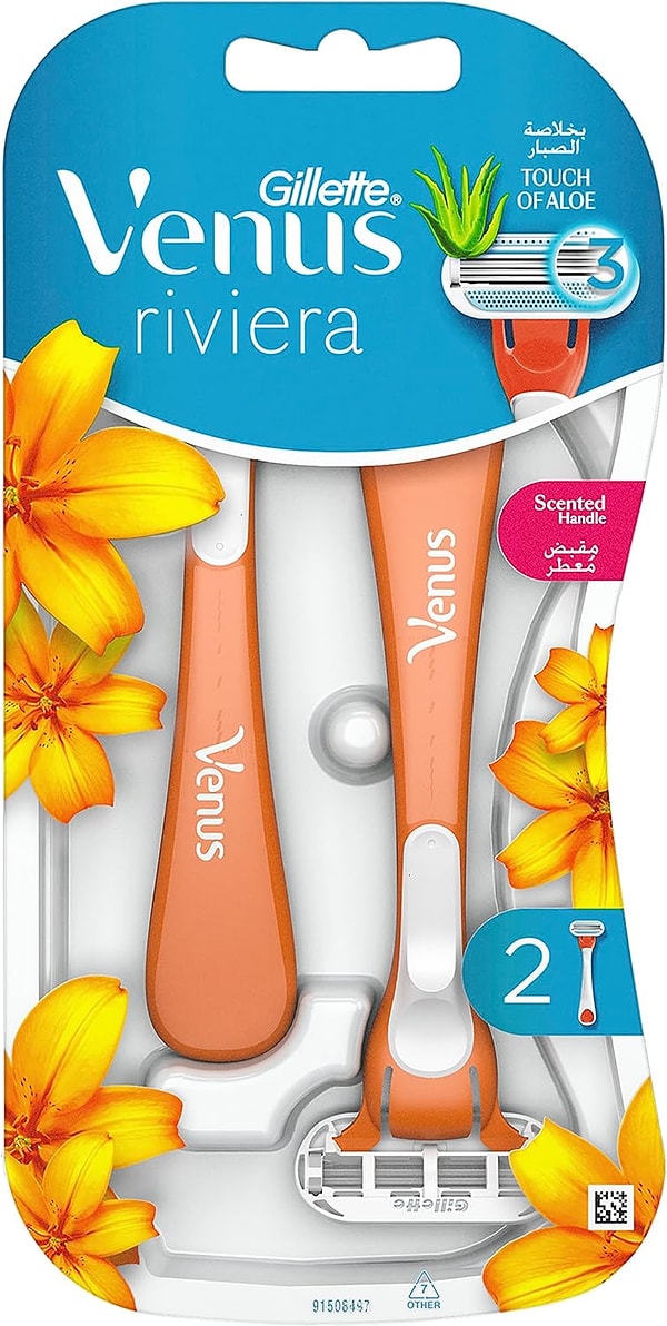 8. Gillette Venus Riviera Kullan At Kadın Tıraş Bıçağı 2'li