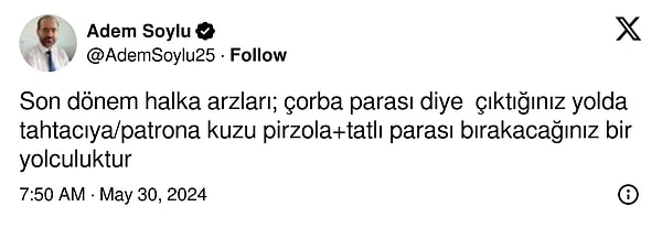 Çorba parası diye yola çıkanlar, çorbacıda mahsur kaldı.