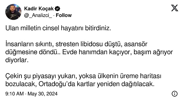 Fizyolojik etkileri TÜİK verilerine bile yansıdı.