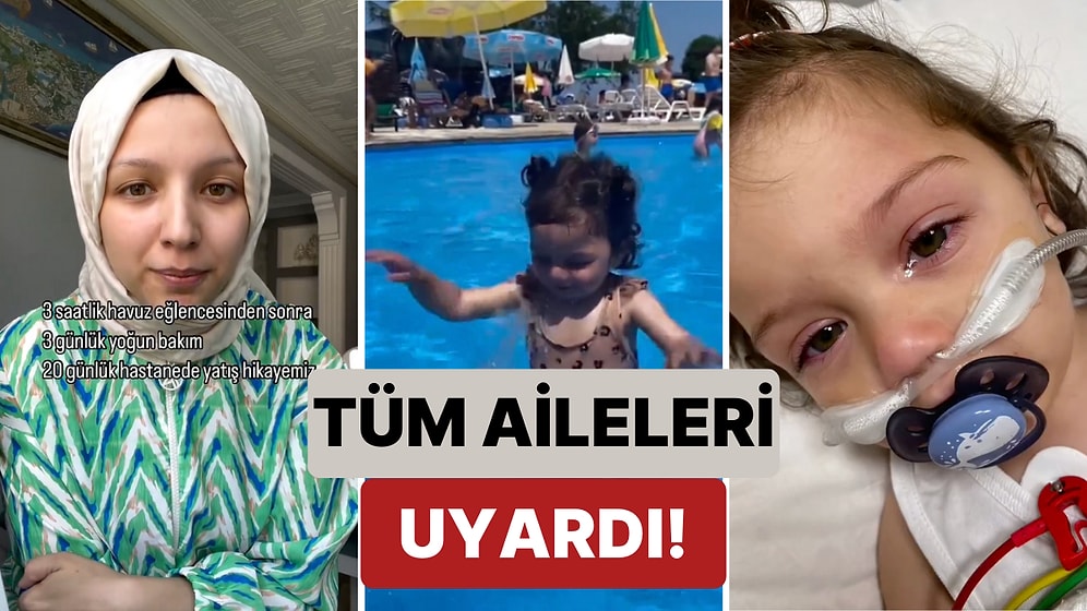 Minik Kızı Havuzda Kaptığı Virüs Sebebiyle Günlerce Yoğun Bakımda Kalan Bir Kadın Tüm Aileleri Uyardı