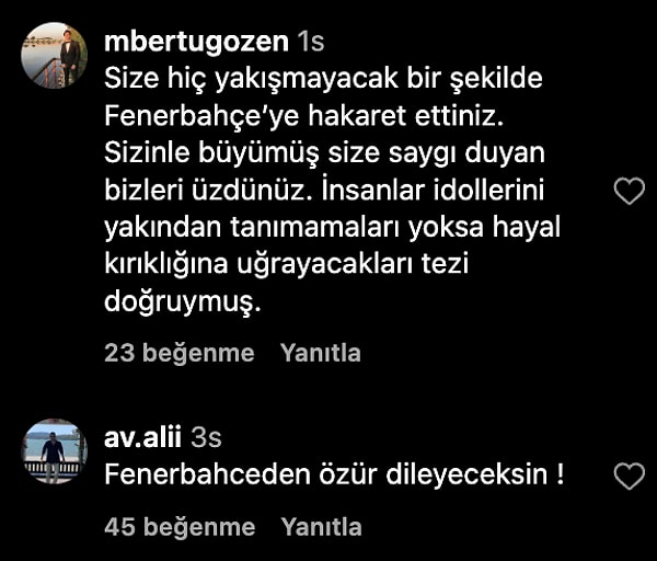 Fenerbahçeliler "Şikebahçe" sözüne oldukça sinirliydi.