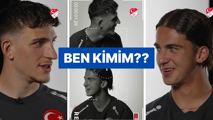 Milli Futbolcularımız Ahmetcan Kaplan ve Bertuğ Yıldırım 'Ben Kimim?' Oynadı:"Süper Lig İzlemeyi Bırakmış Abi"