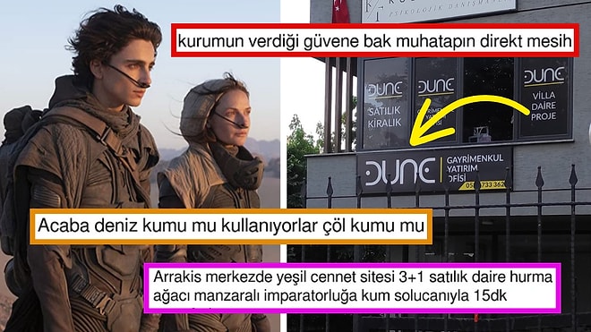 Dune İsimli Gayrimenkul Yatırım Ofisine Goygoyculardan Efsane Yorumlar Geldi!