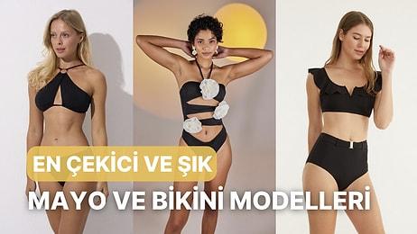 Vücudunuzu Tam İstediğiniz Gibi Zarif Göstermeye Yemin Etmiş Siyah Bikini ve Mayo Modelleri