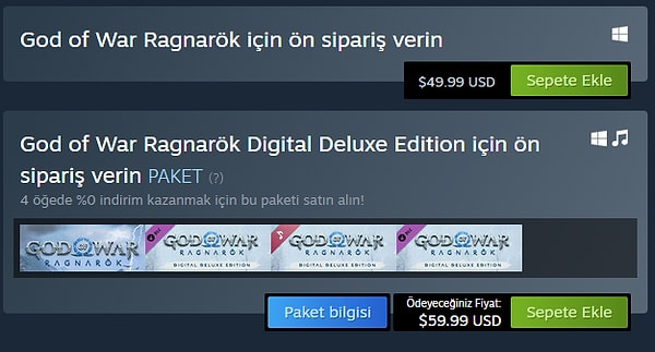 Oyunun Steam sayfası da açıldı.