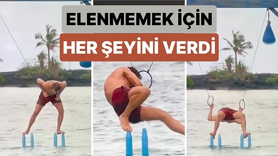 Bu Nasıl Hırs? Bir Survivor Yarışmacısının Düşmemek İçin Verdiği İnsanüstü Mücadele Gündem Oldu