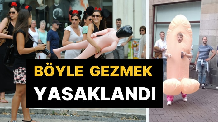 Tatil Kasabasında Penis Kostümleri, Şişme Bebekler Yasaklandı