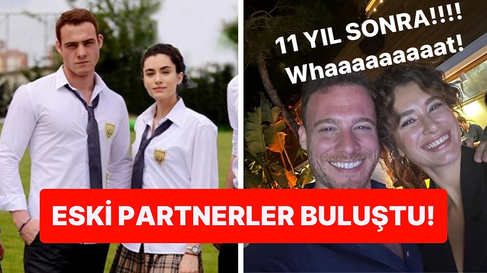 Güneşi Beklerken'in Eski Partnerleri Kerem Bursin ve Hande Doğandemir Buluştu