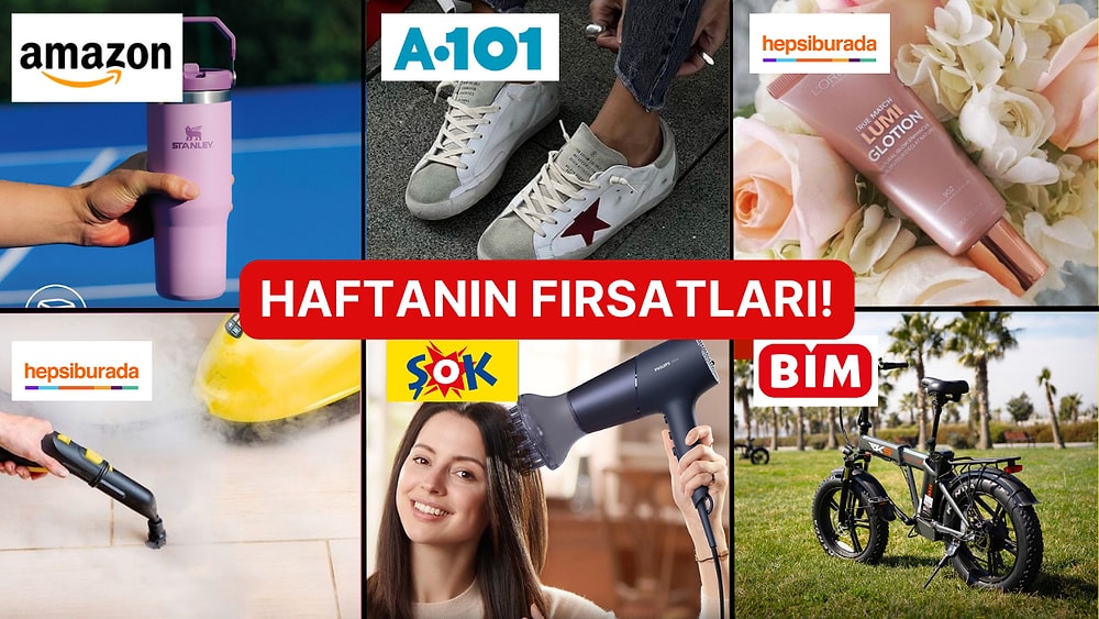 Haftanın Tüm İndirimleri Burada! Hepsiburada'dan Amazon'a Dikkat Çeken İndirimler ve Aktüel Katalogları