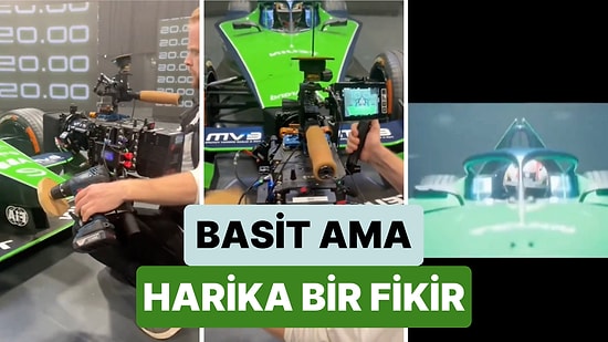 Bu İş Böyle Yapılır! Sadece Bir Matkap ve Tahta Parçasıyla Harika Bir Görsel Efekt Oluşturan Kameraman