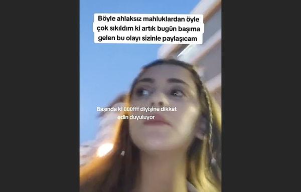 İzmir'de bir kadın, işinden evine dönerken bir şahsın sözlü tacizine maruz kaldı.