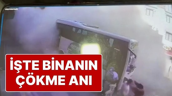 İstanbul Küçükçekmece’de Bina Çöktü: İçeride Mahsur Kalanlar Var