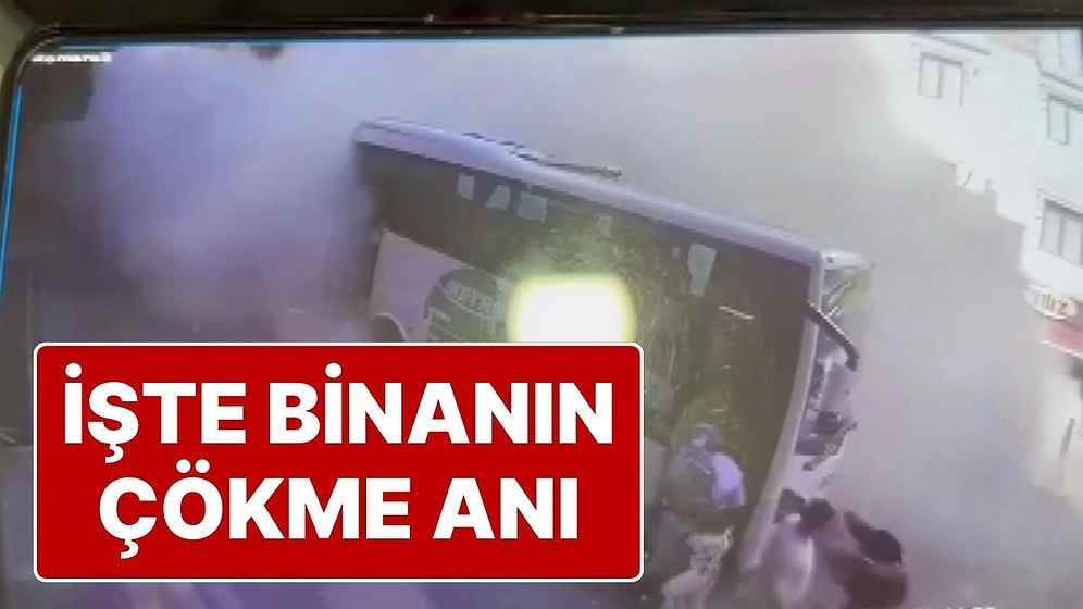 İstanbul Küçükçekmece’de Bina Çöktü: İçeride Mahsur Kalanlar Var