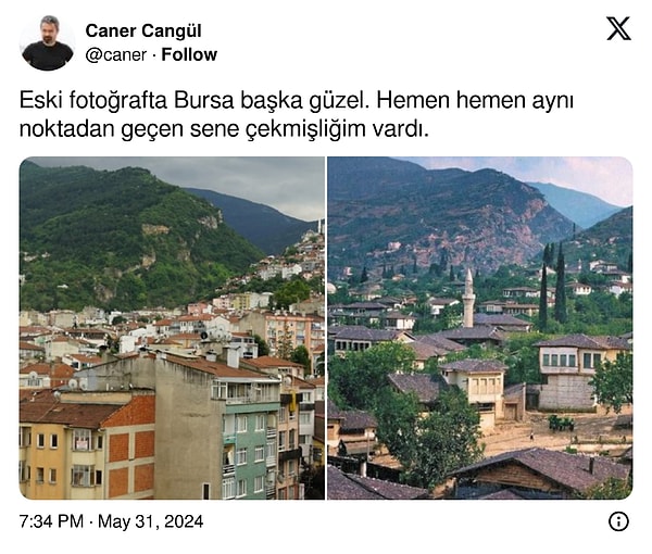 Eskiden herkesi etkileyen bir Bursa varmış karşımızda.