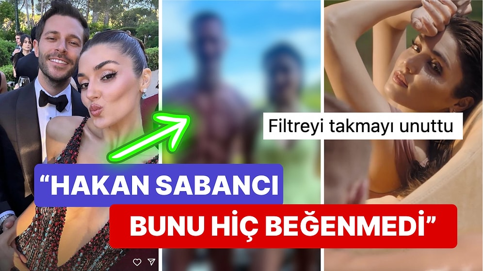 Havuz Başında Çekim Yapan Hande Erçel'in Yabancı Erkek Modellerle Kamera Arkası Pozları Ortaya Çıktı
