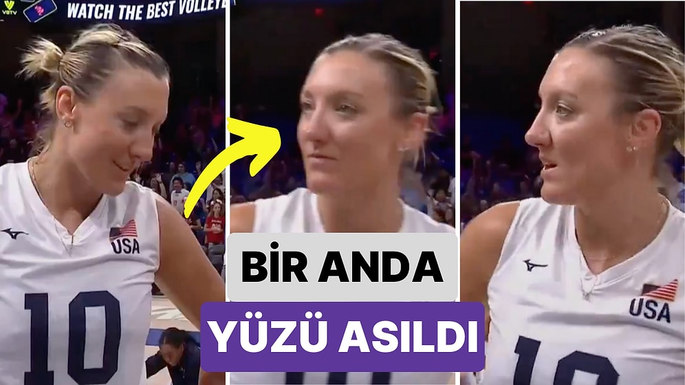 ABD'li Voleybolcu Jordan Larson'a Türkiye ile Olan Maçlarında Şans Dilenince Yüzünün Asılması Dikkat Çekti