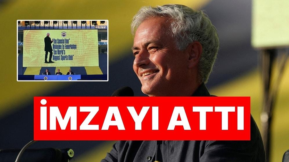 Dünyaca Ünlü Teknik Direktör Jose Mourinho Resmen Fenerbahçe'de!