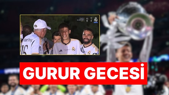 Ancelotti'den Arda Güler'e Büyük Jest: Şampiyonlar Ligi Kutlamasında Milli Futbolcuya Özel İlgi