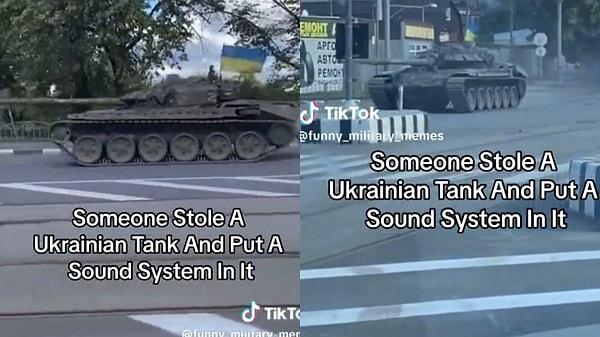 Savaşın devam ettiği Ukrayna'da çekilen görüntüler sosyal medyada gündem oldu.