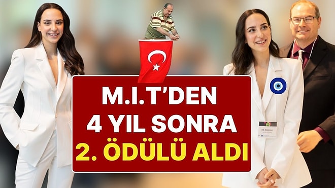 Çıkarın Bayrakları, Bir Kez Daha Asıyoruz! Gururumuz Aslı Gökdemir, MIT’den 4 Yıl Arayla 2. Ödülünü Aldı