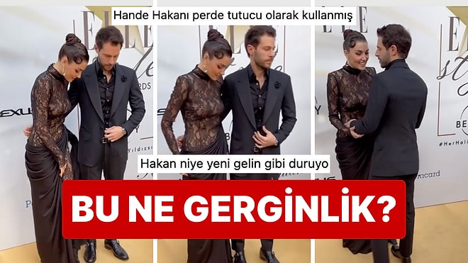 Elbiseyi Düzeltmek İçin Şekilden Şekile Giren Hande Erçel'le Gerginlikten Bayılan Hakan Sabancı Yine Olay Oldu