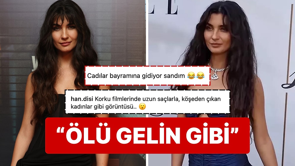 Tuba Büyüküstün'ün Korku Filmlerinden Hallice Davet Kombini "Her Seferinde Daha Kötüsünü Giyiyor" Dedirtti